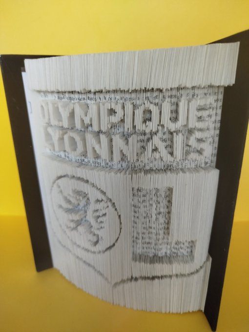 Club de foot olympique Lyonnais ( coupé plié)