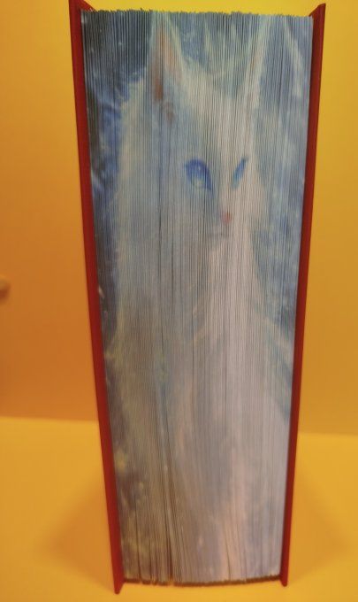 Chat blanc aux yeux bleus ( méthode strip)