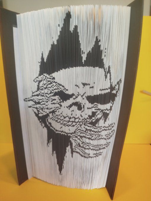 Tête de mort ( méthode coupé plié)