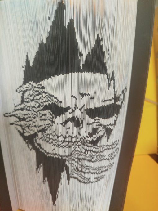 Tête de mort ( méthode coupé plié)