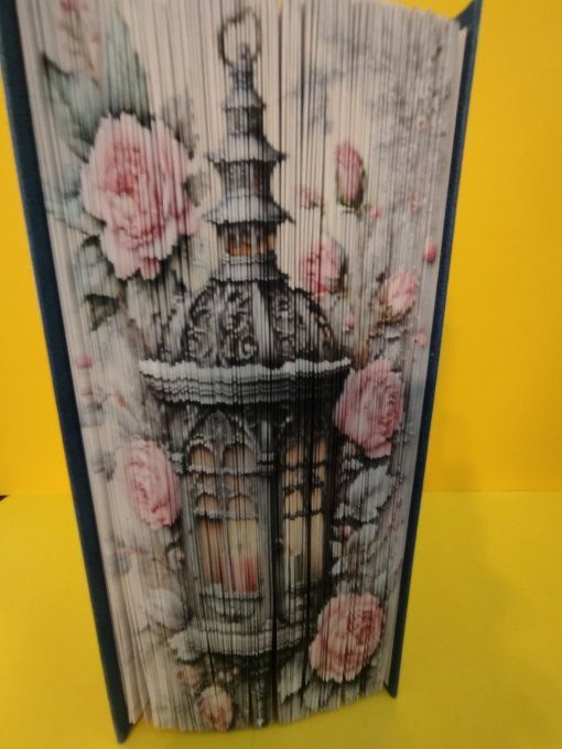 Lanterne fleurie ( méthode strip)