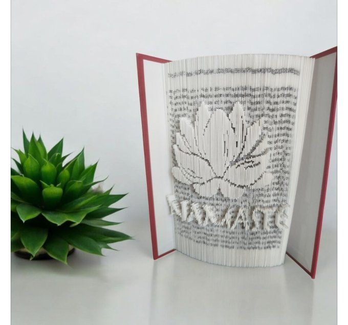 Fleur de lotus NAMASTE ( méthode coupé plié)