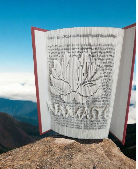 Fleur de lotus NAMASTE ( méthode coupé plié)