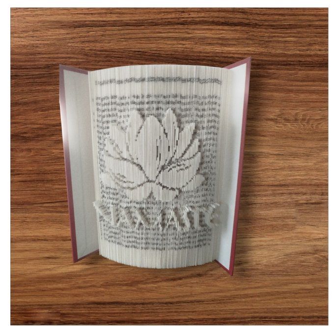 Fleur de lotus NAMASTE ( méthode coupé plié)