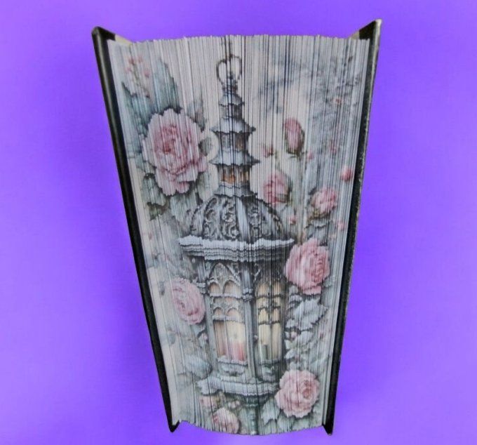 Lanterne fleurie ( méthode strip)